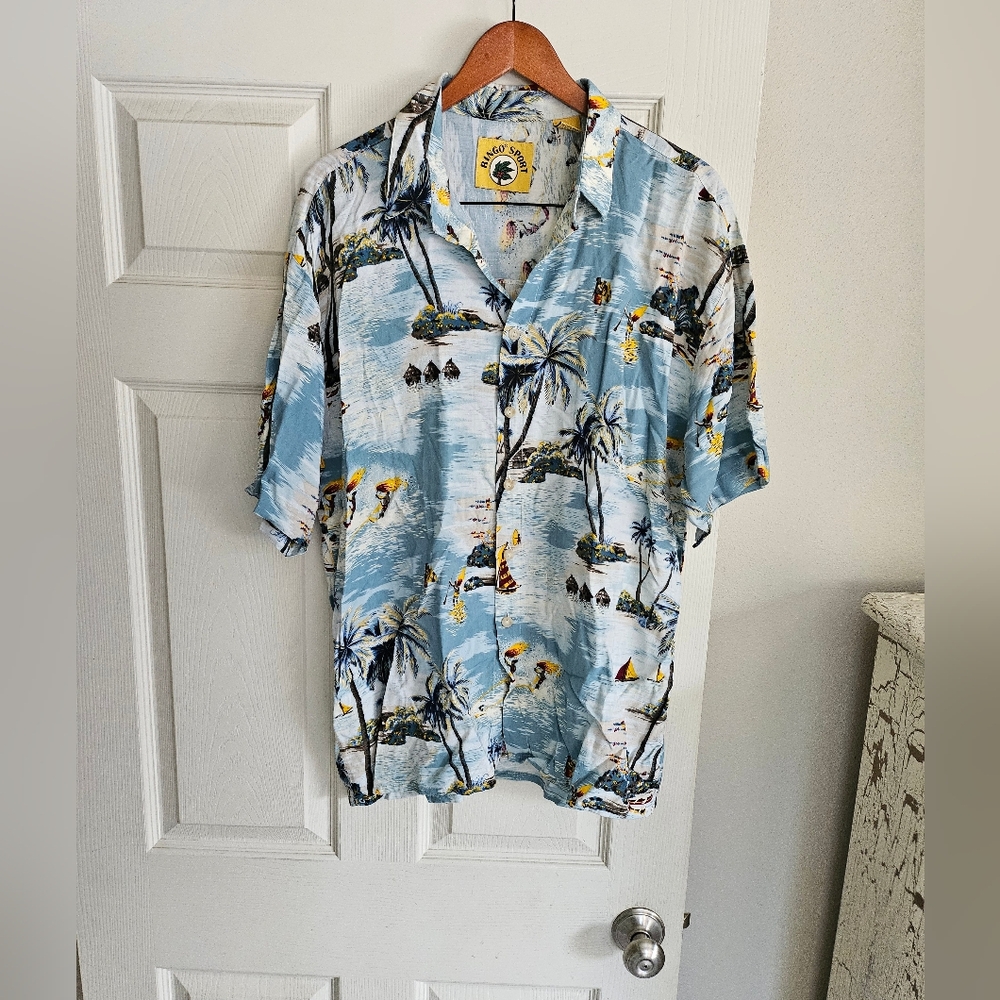 Vintage Ringo Sport XL Tropical Shirt Excellent Condition